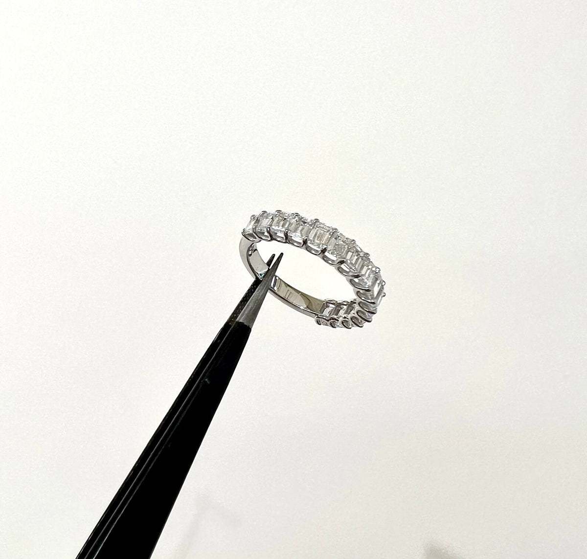 Emerald Cut Diamond Band 2.25 ctw