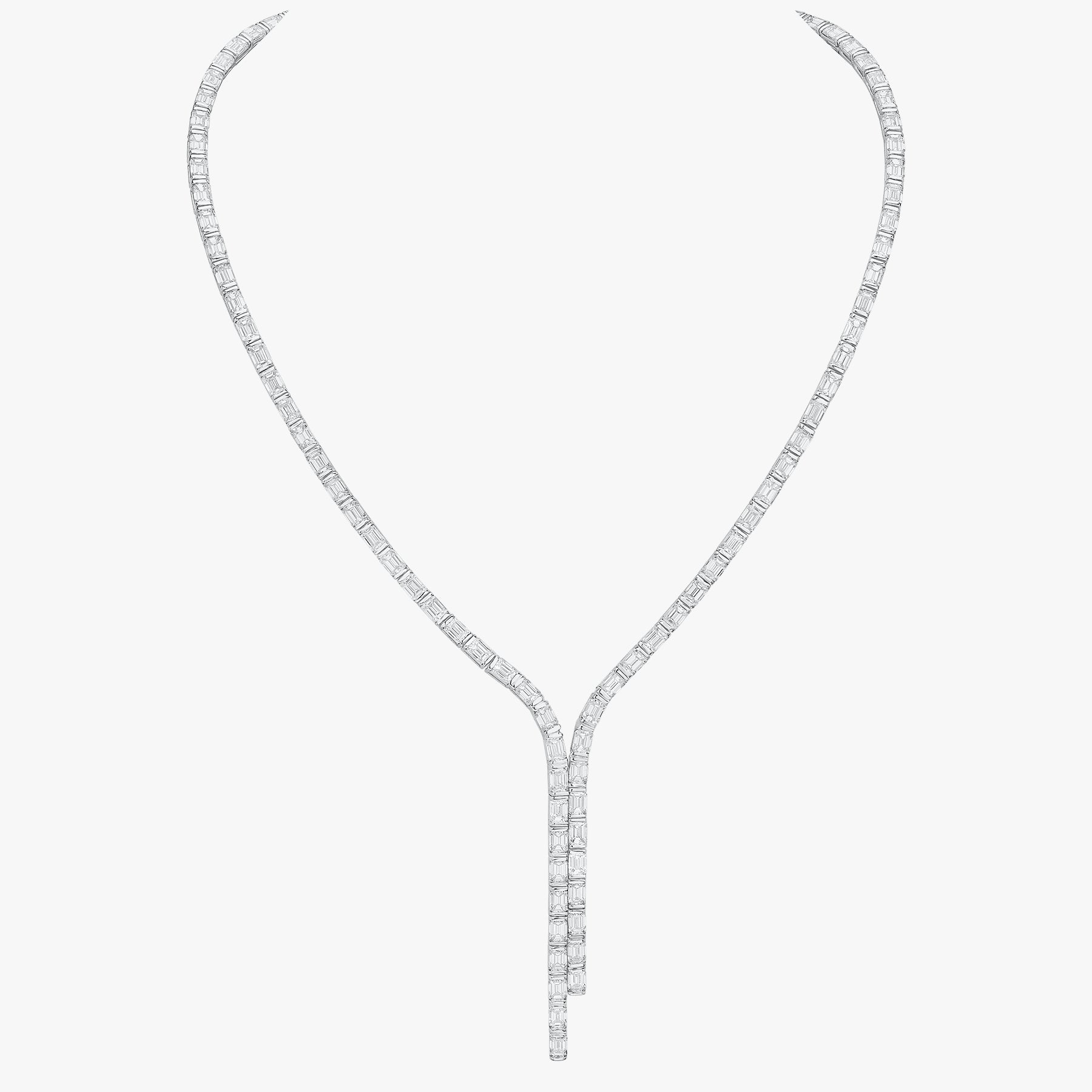 【2023ホリデー限定DIAMOND&PEARL LARIAT NECKLACE Lariat Necklace - White Diamond / 14k Yellow Gold – The Last