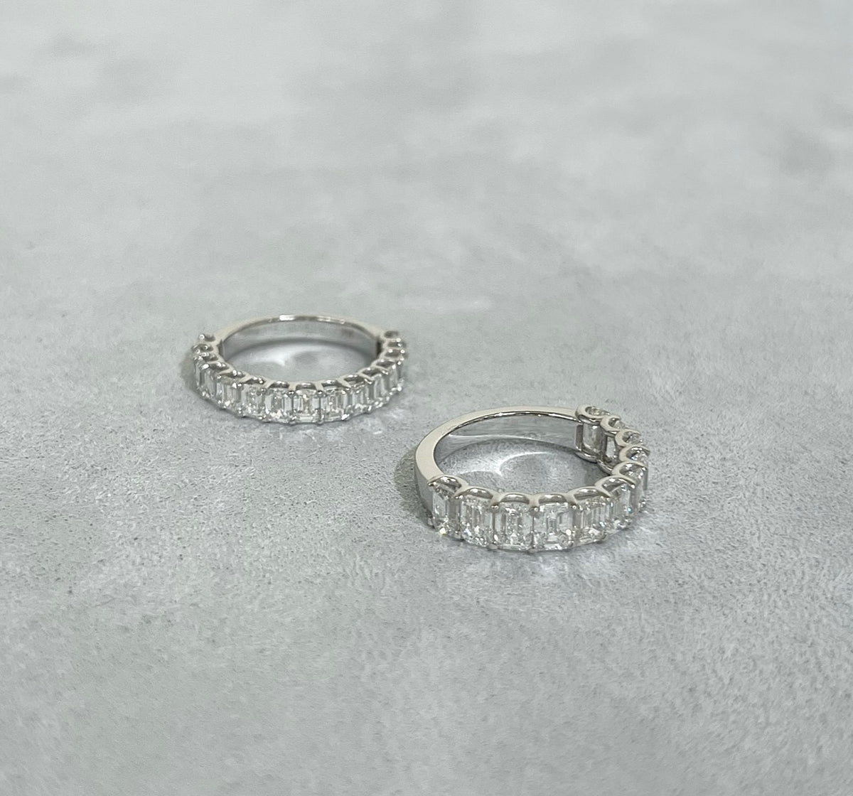 Emerald Cut Diamond Band 3.55 ctw
