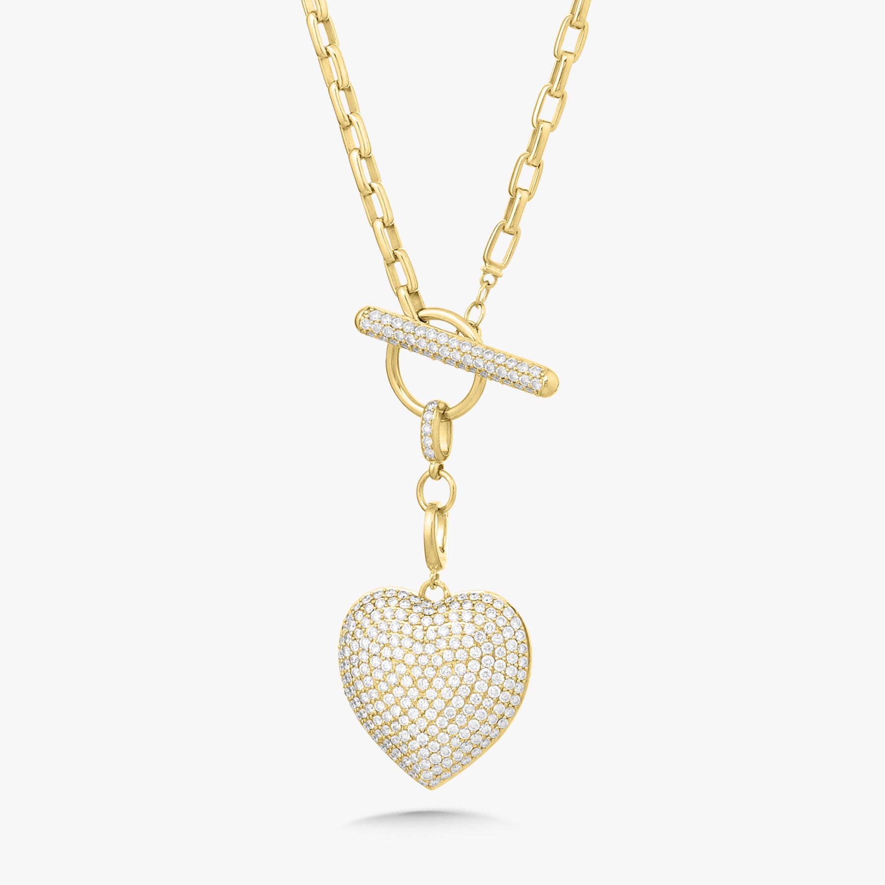 Heart hotsell toggle necklace