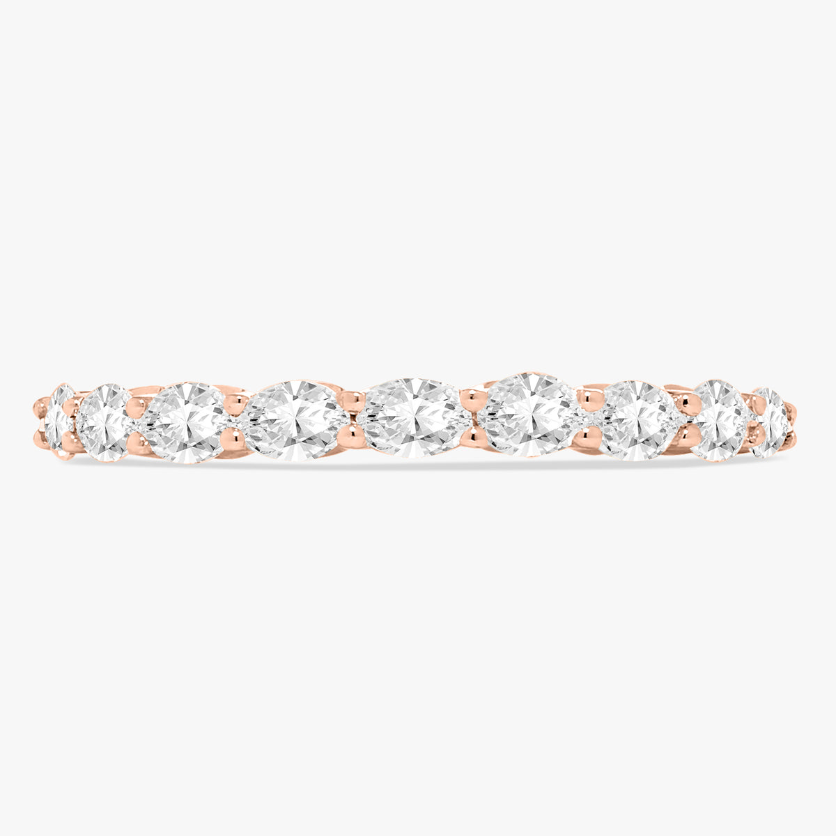 Odessa East to West Oval Diamond Band 0.70 ctw