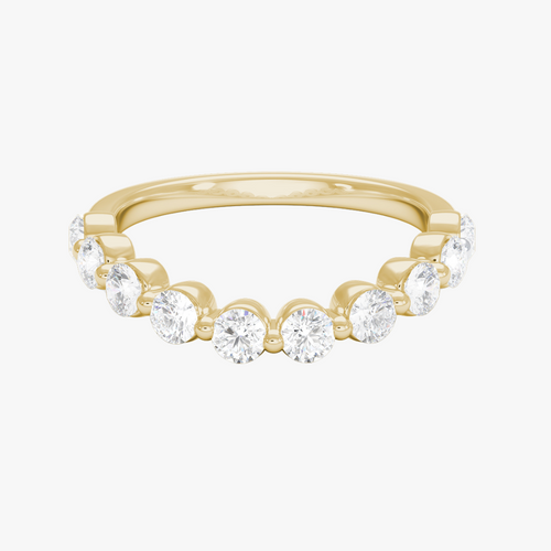 The Baby Charlie Cloud® Band (Curved) 0.80 ctw