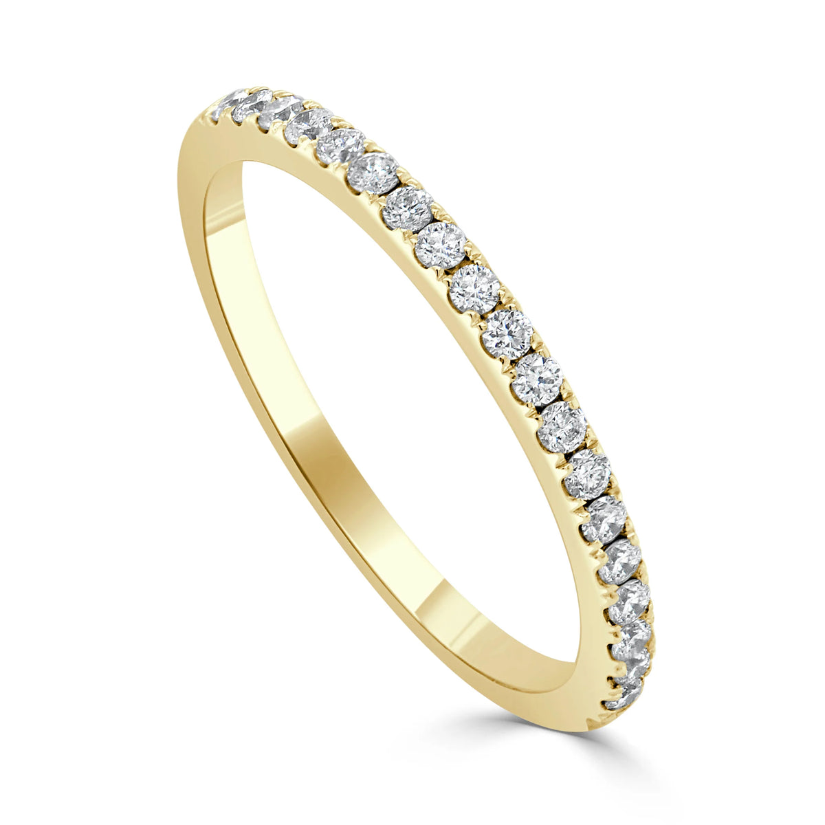 Birthstone Halfway Stacking Band Ring