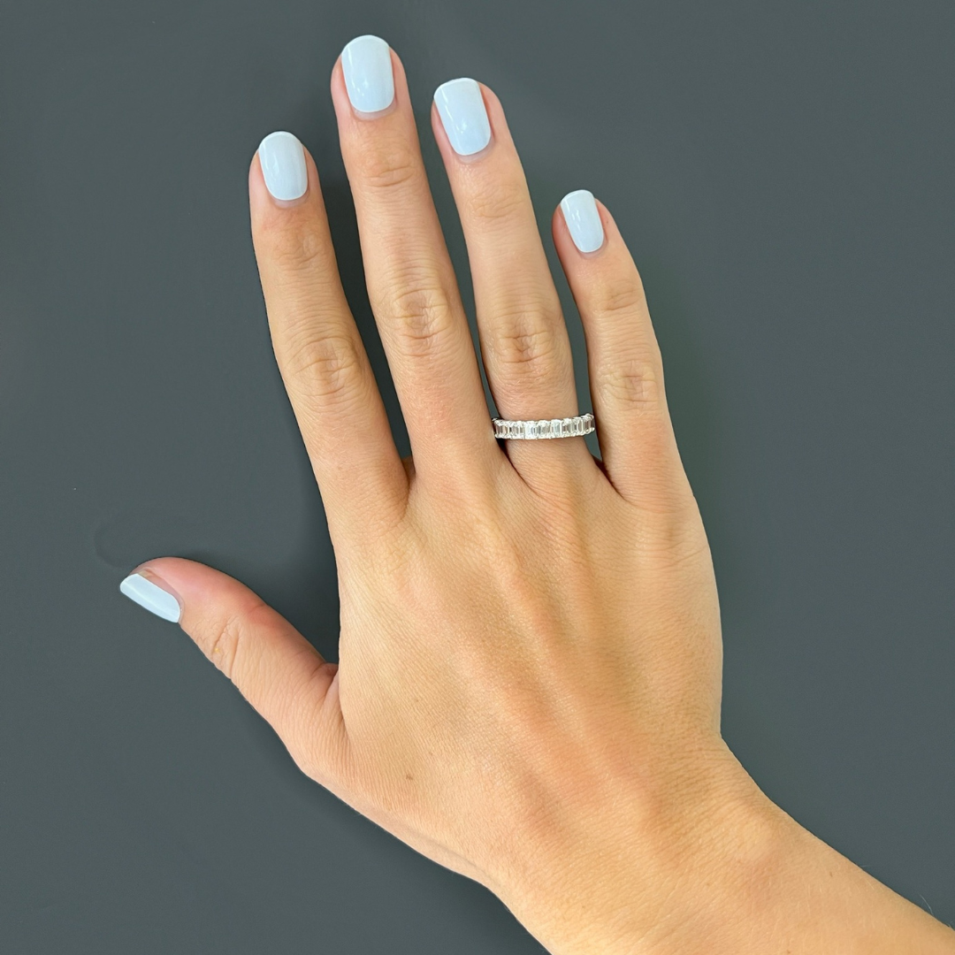 Emerald Cut Diamond Band 2.25 ctw