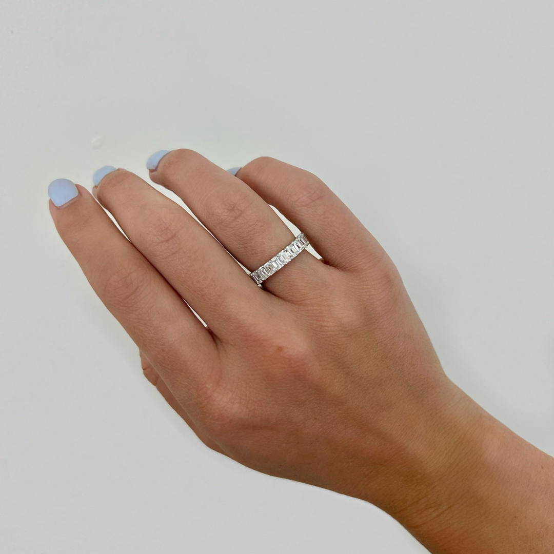 Emerald Cut Diamond Band 2.25 ctw