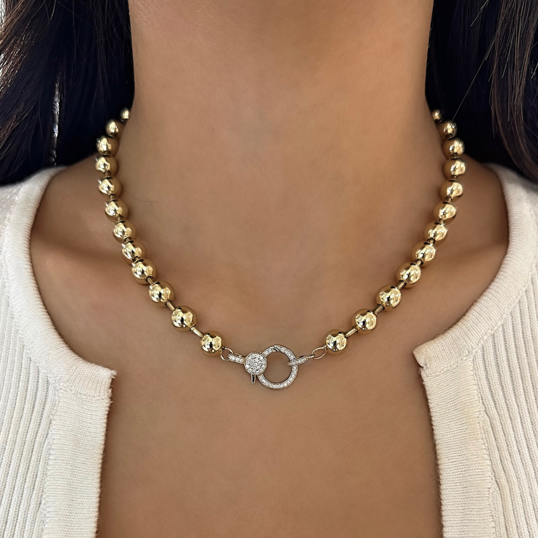 Diamond discount necklace clasp