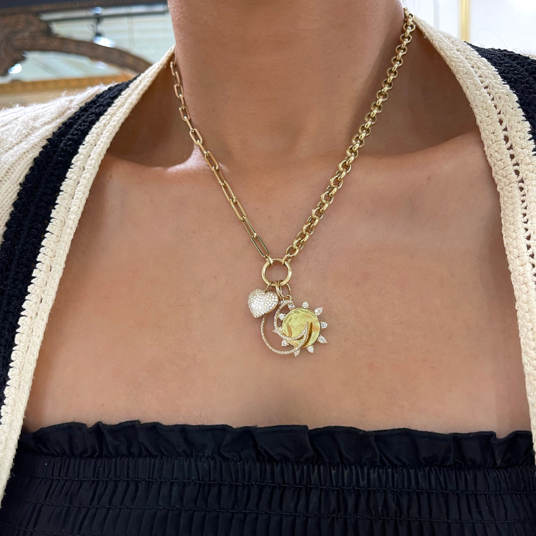Best of Both Rolo and Paperclip Chain with Openable Clasp