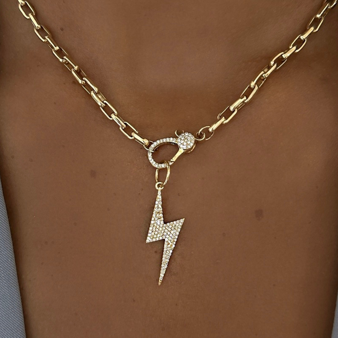 Diamond online lightning bolt