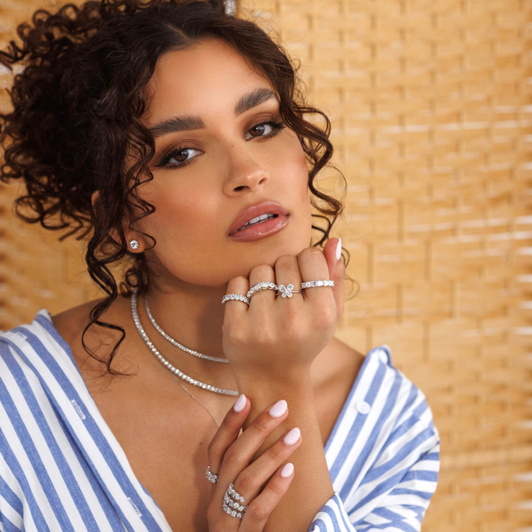 Kehlani Multi-Shape Diamond Band