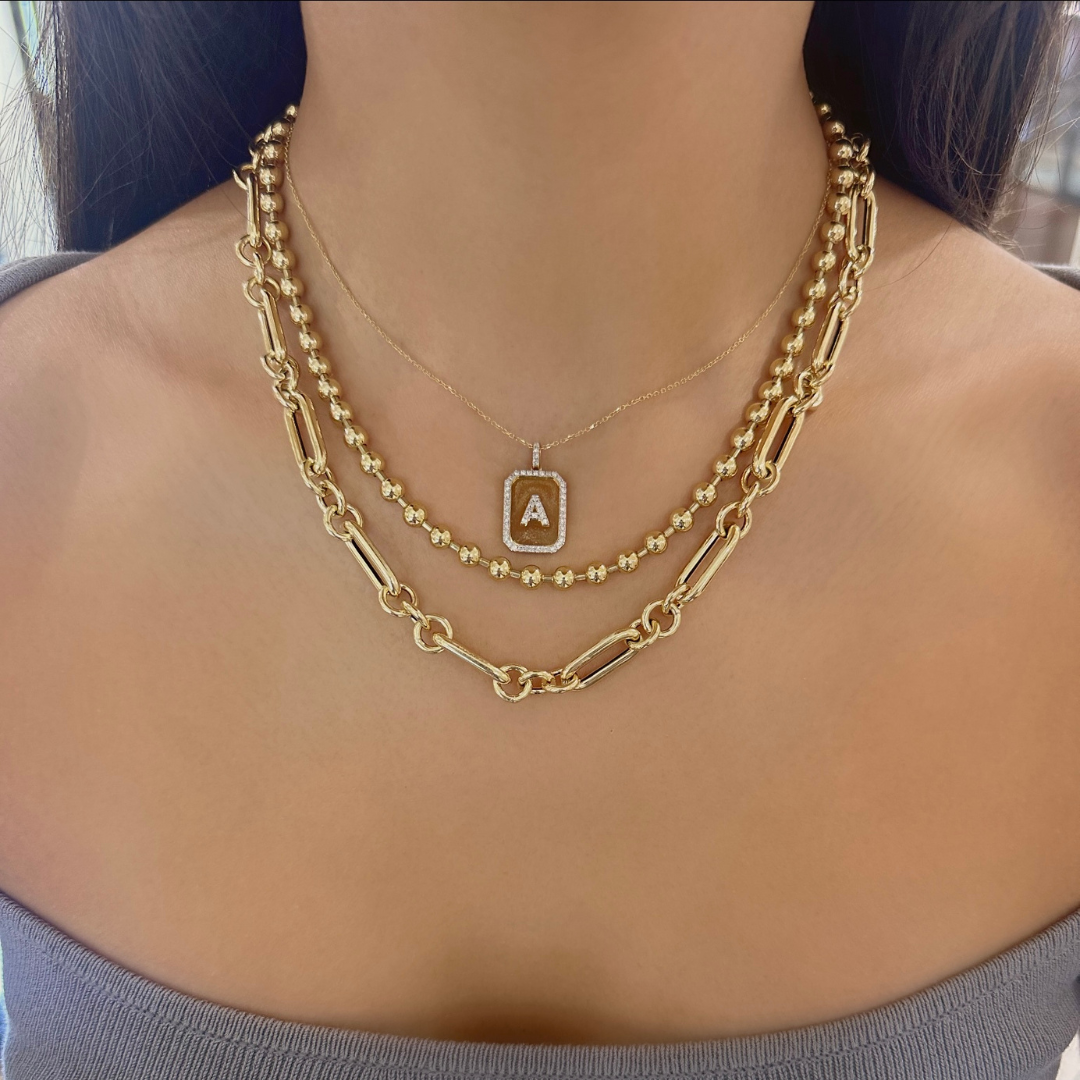 Best of Both Large Rounded Paperclip Chain
