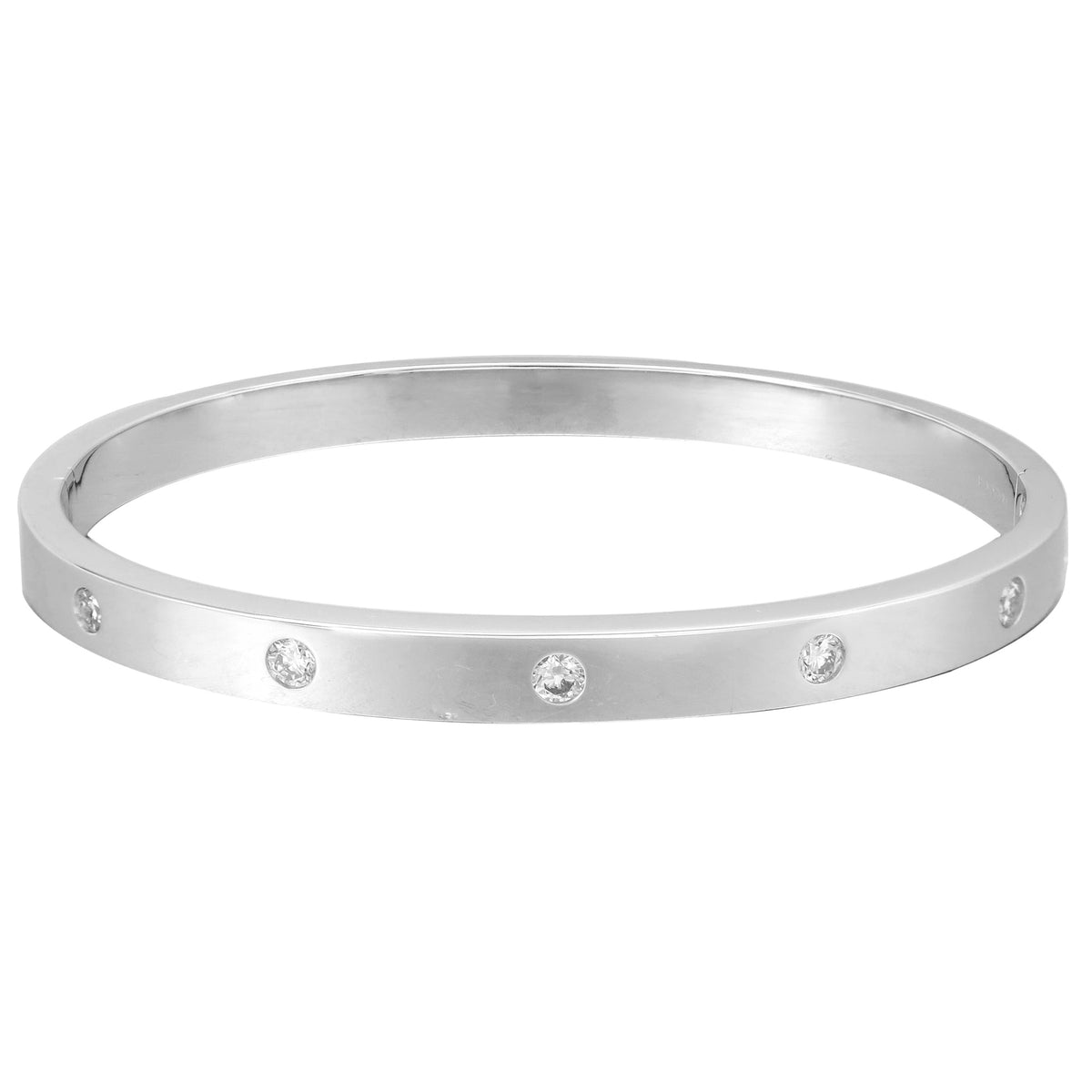 Amour Gold and Diamond Station Bangle