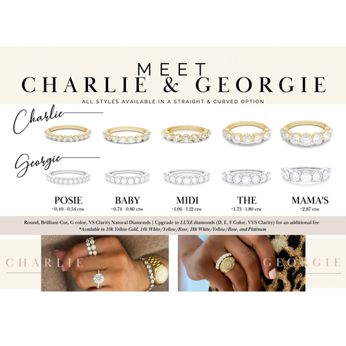 The Baby Charlie Cloud® Band (Curved) 0.80 ctw