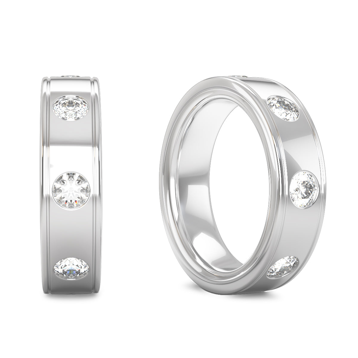 Mens Charlie Cloud® Wedding Band