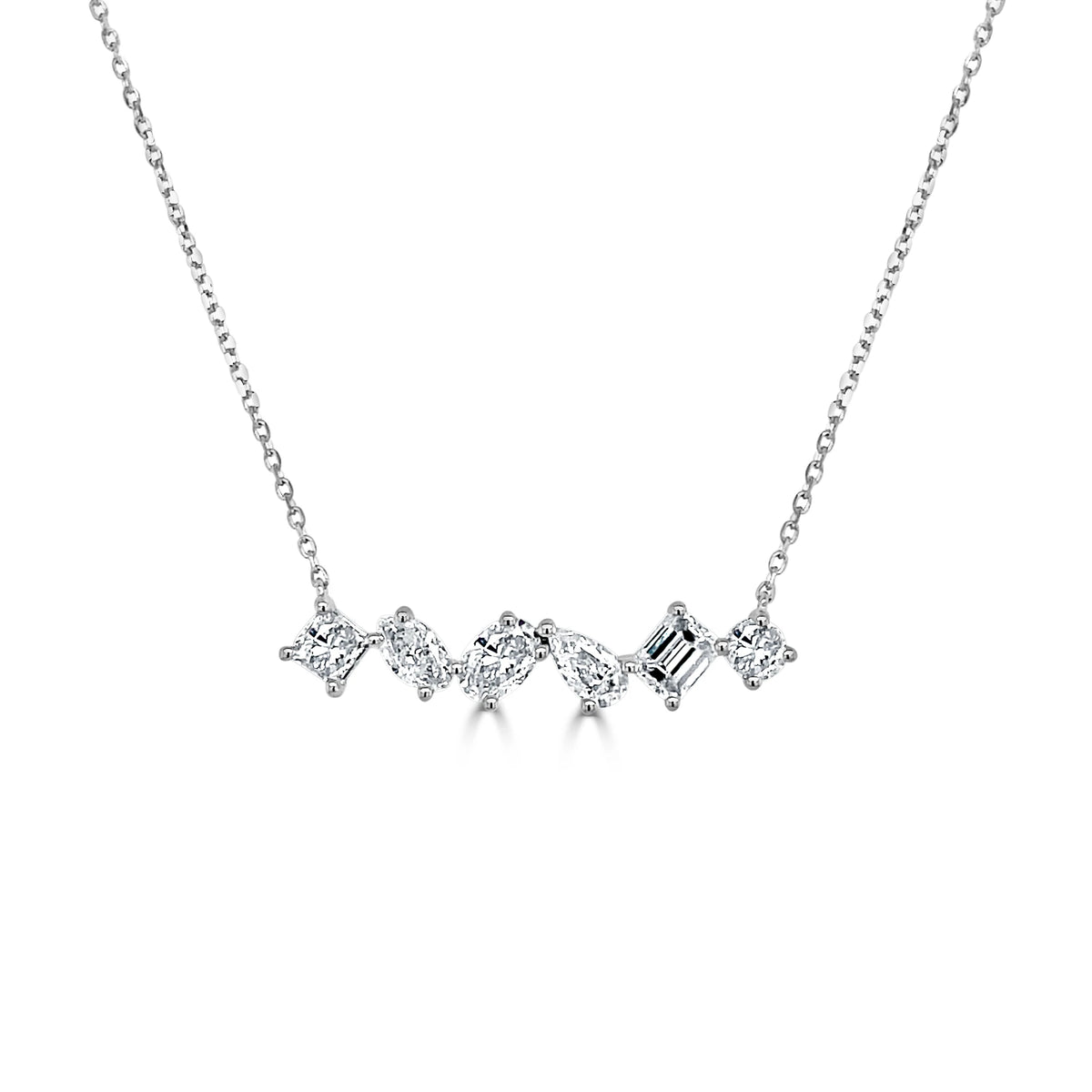 Kehlani Multi-Shape Bar Necklace