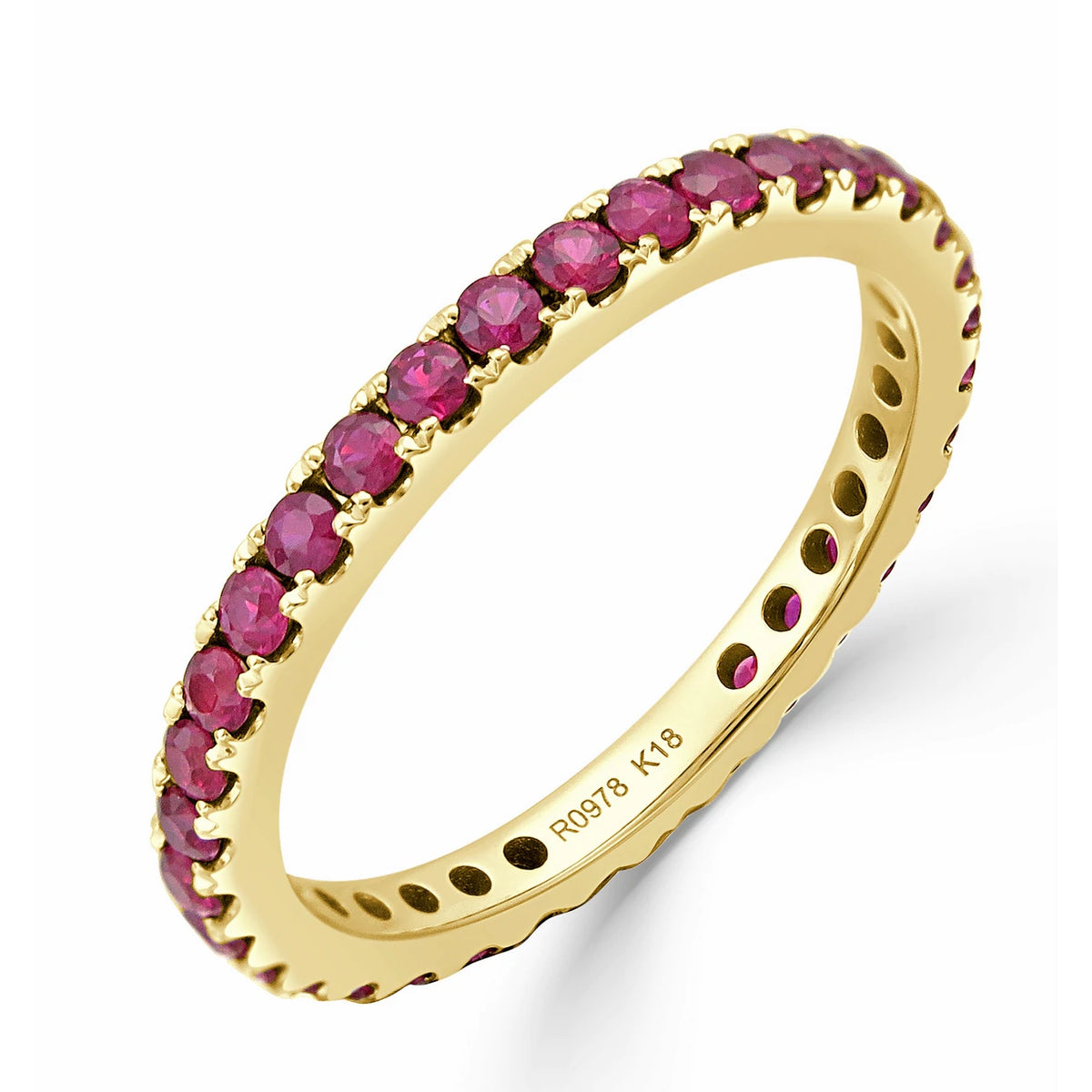 Birthstone Eternity Stacking Ring
