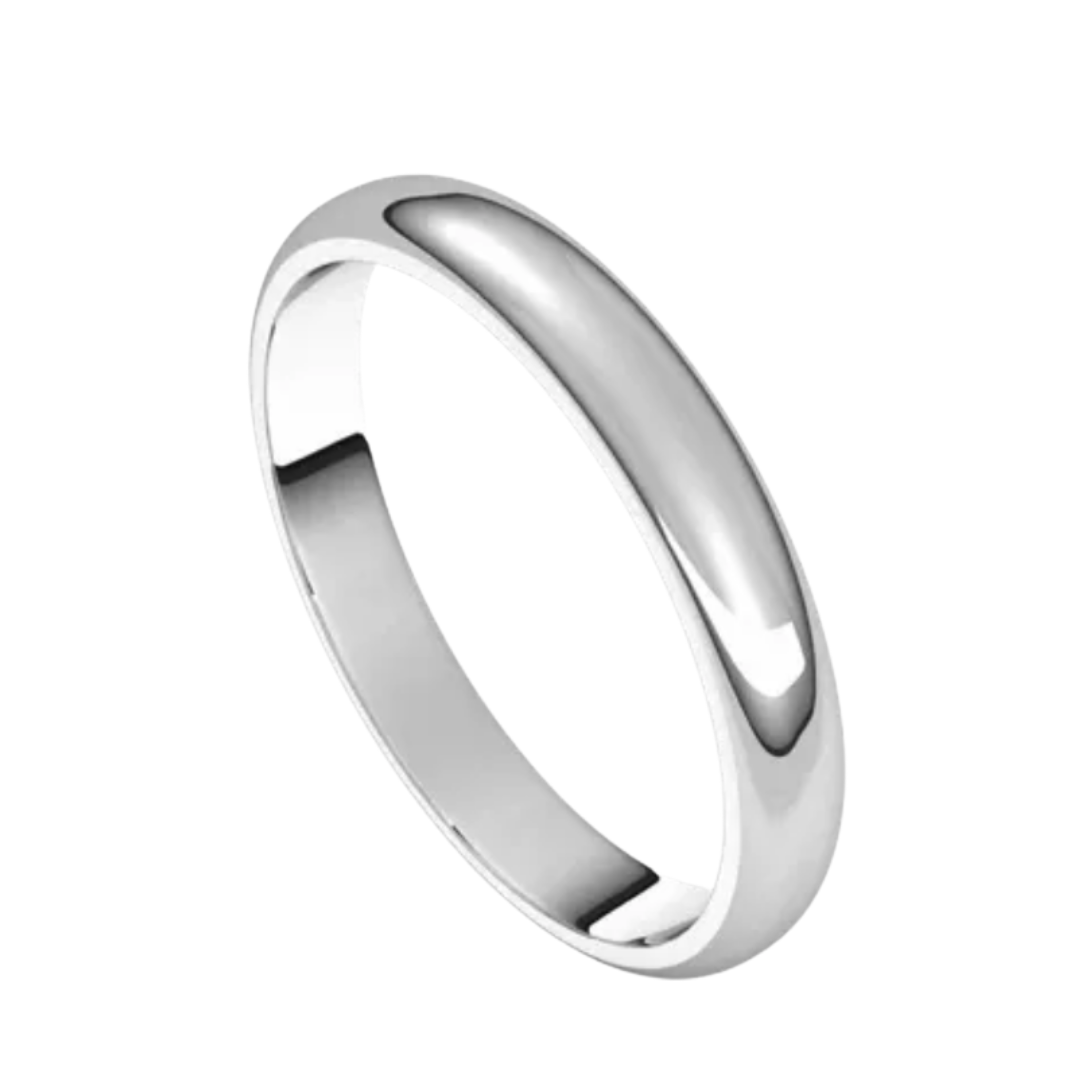 3mm Gold Stacking Band Ring