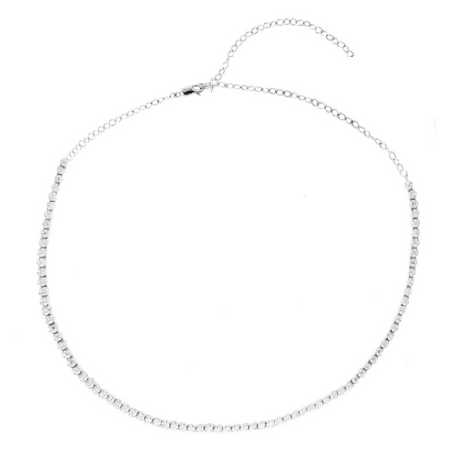 Everleigh Adjustable Diamond Tennis Collar Necklace