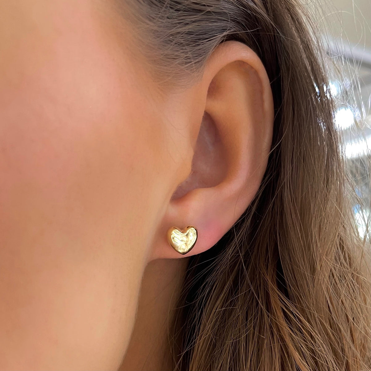 Baby Love Heart Stud Earrings
