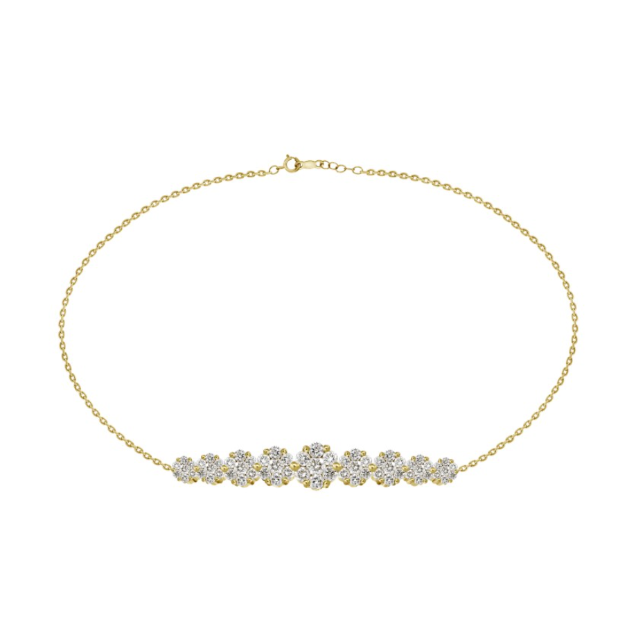 Bloom Diamond Bracelet YG