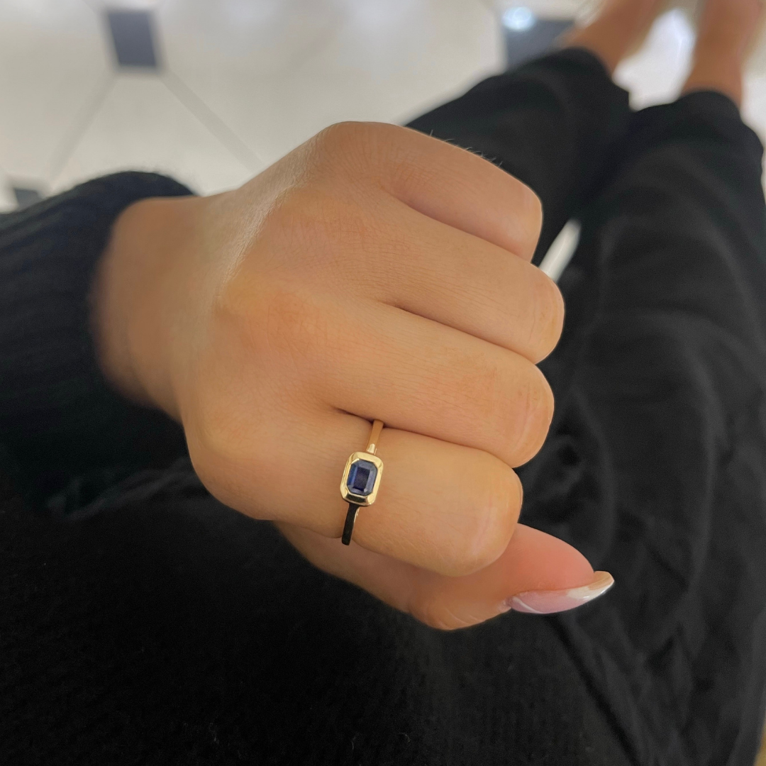 Bezel Gemstone Ring