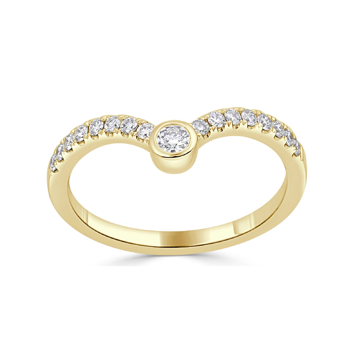 Dahlia Single V Band YG