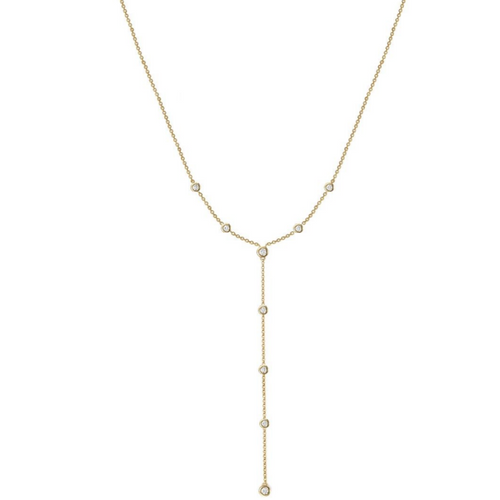 Rosalia Diamonds By The Yard Lariat Necklace