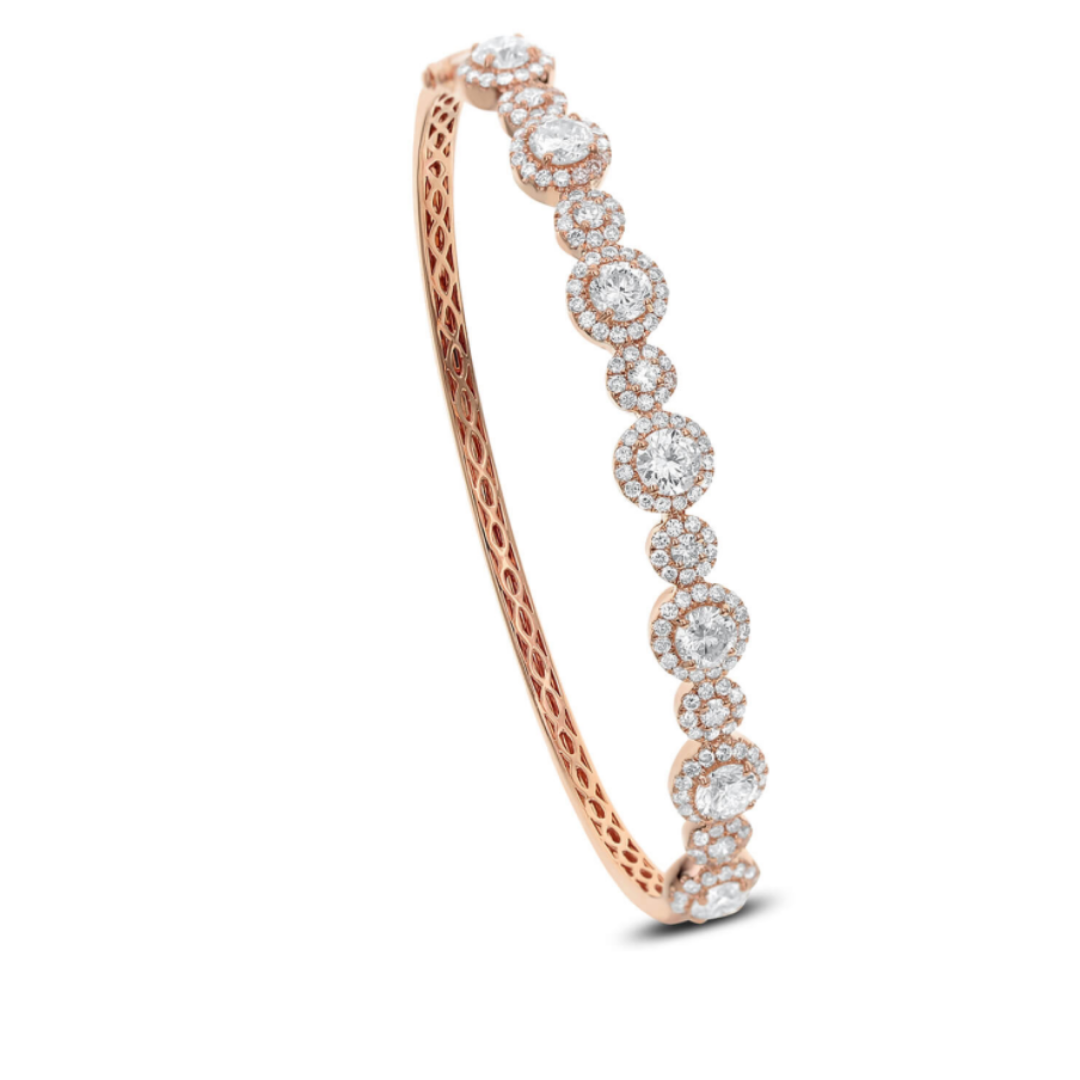 Elizabeth Diamond Bangle Bracelet 2.85 ctw