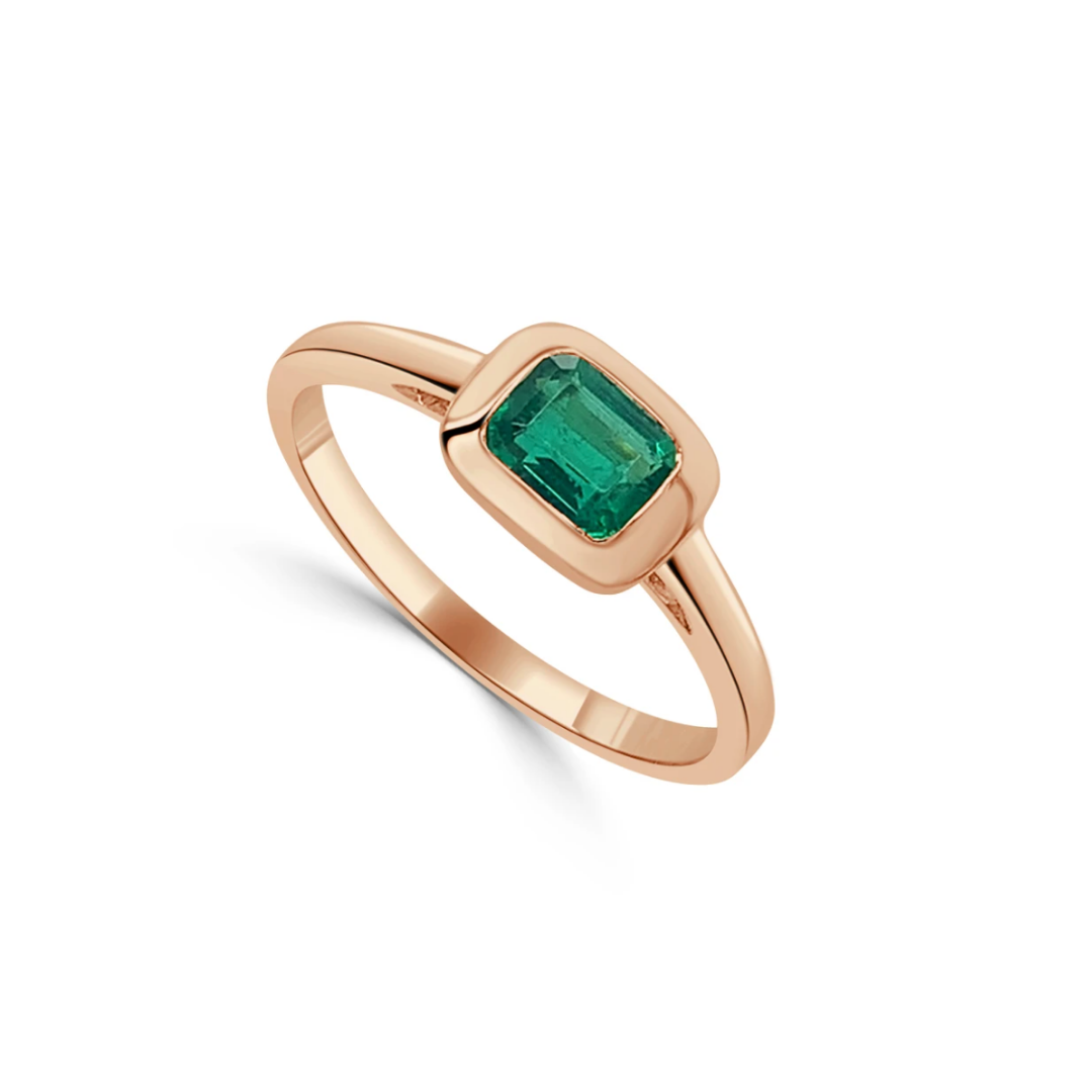 Bezel Gemstone Ring
