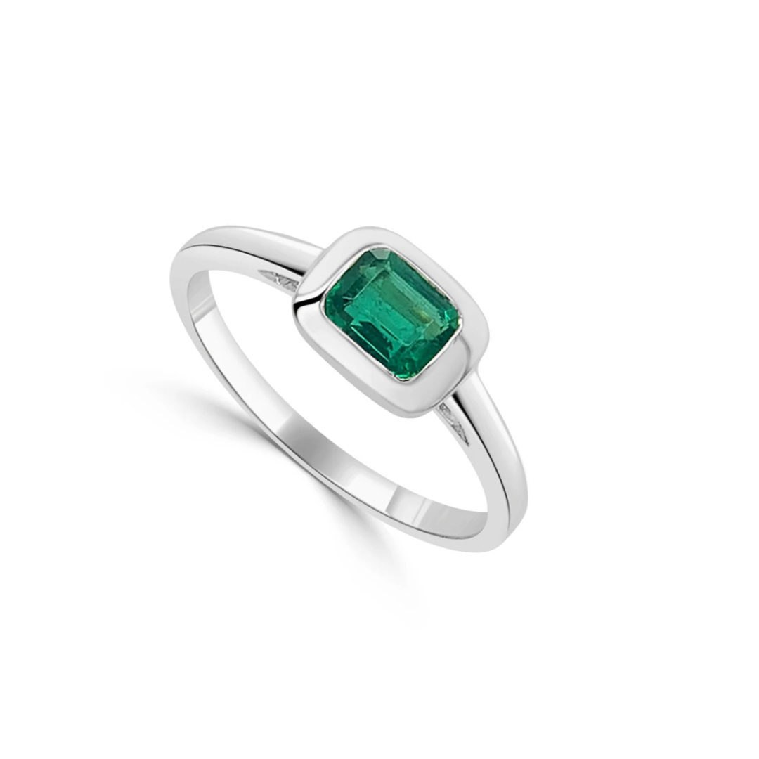 Bezel Gemstone Ring