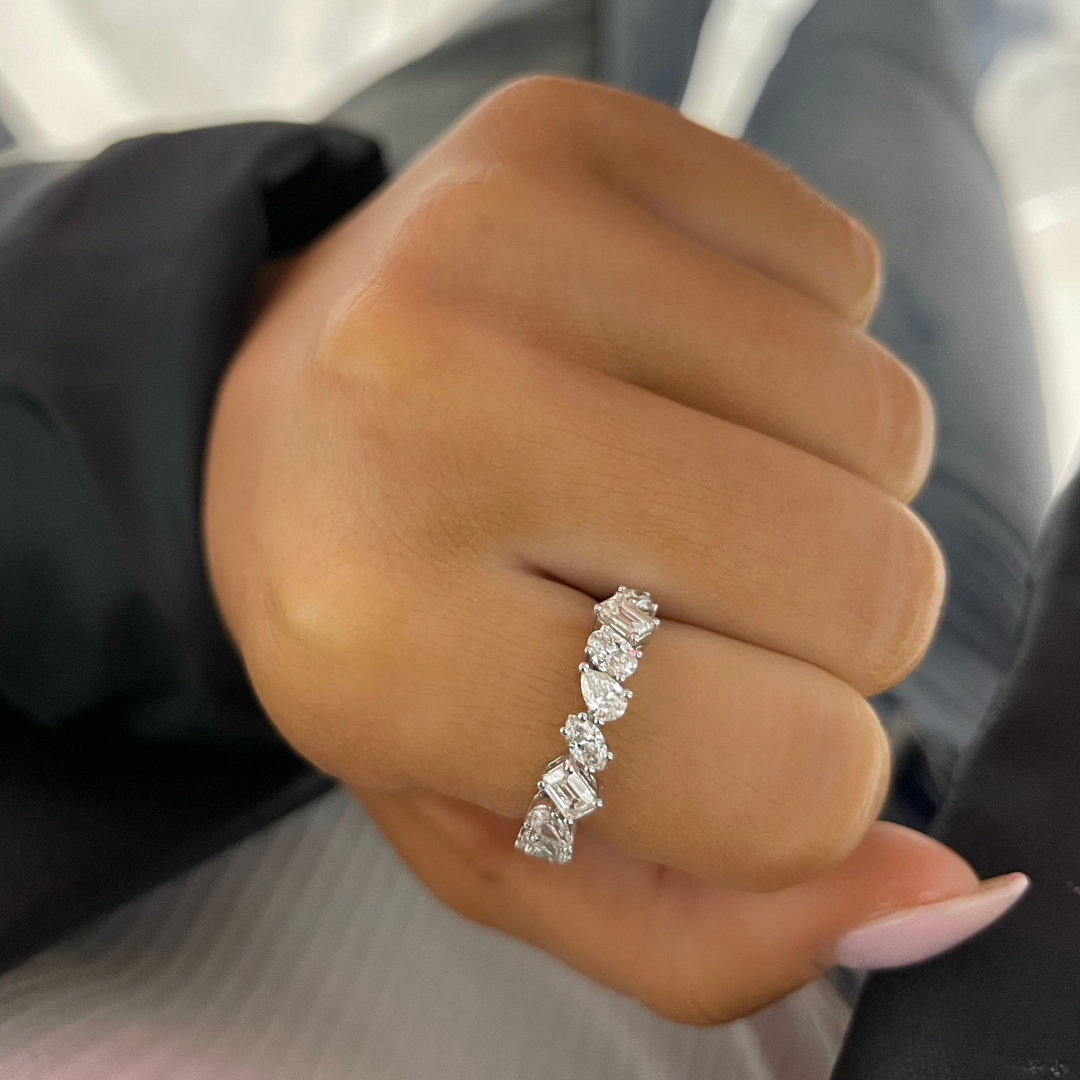Kehlani Multi-Shape Diamond Band