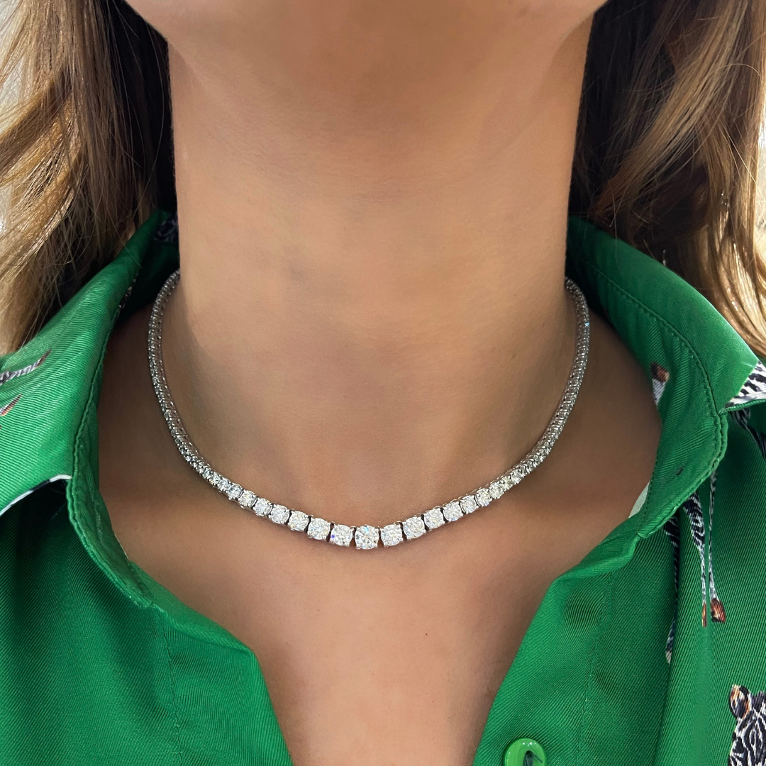 Tennis chain hot sale choker