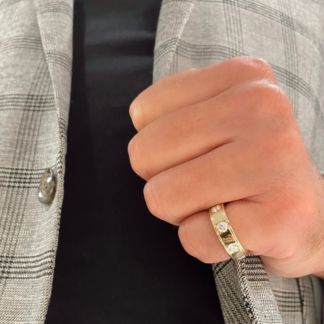 Mens Charlie Cloud® Wedding Band