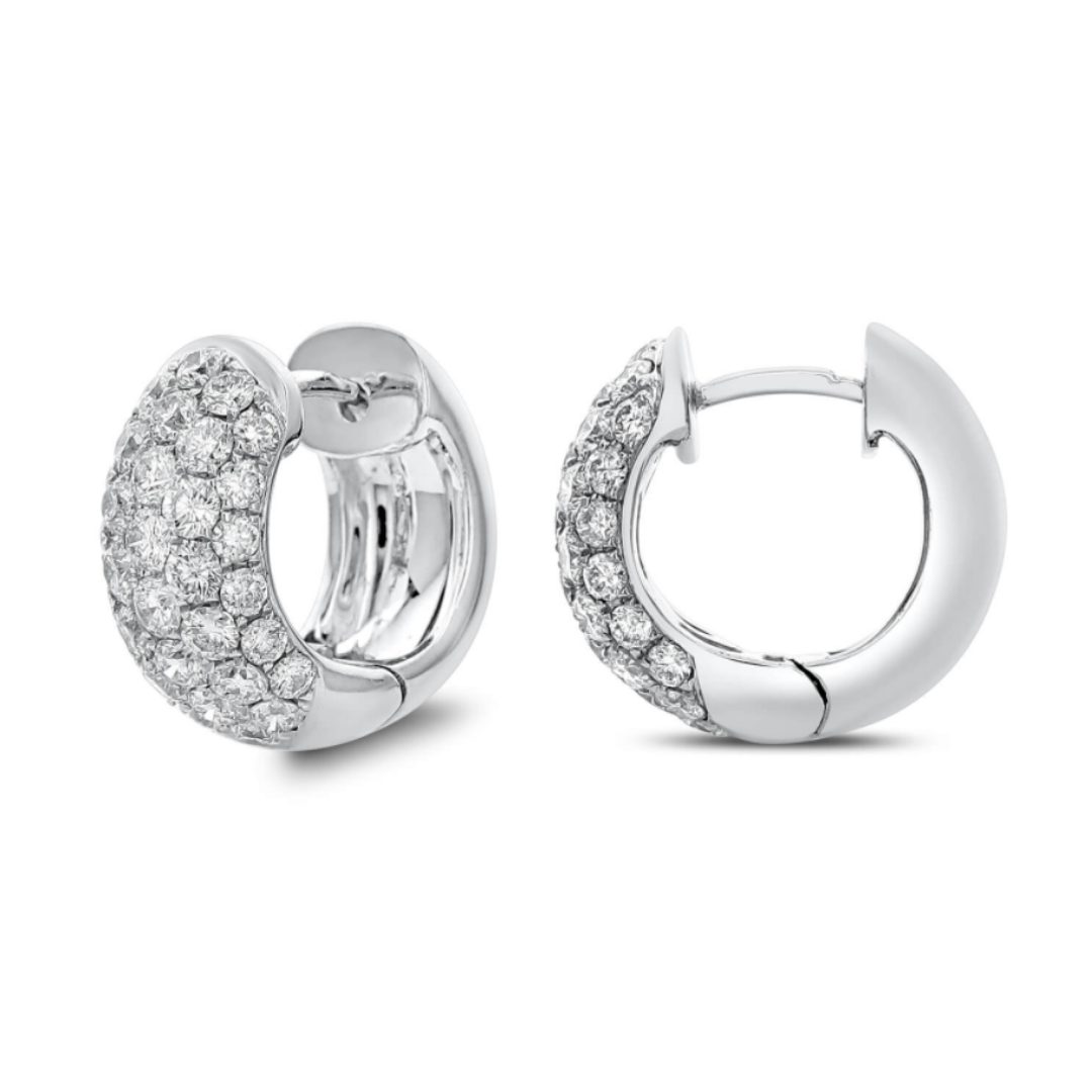 Priscila Pave Huggies 2 ctw WG
