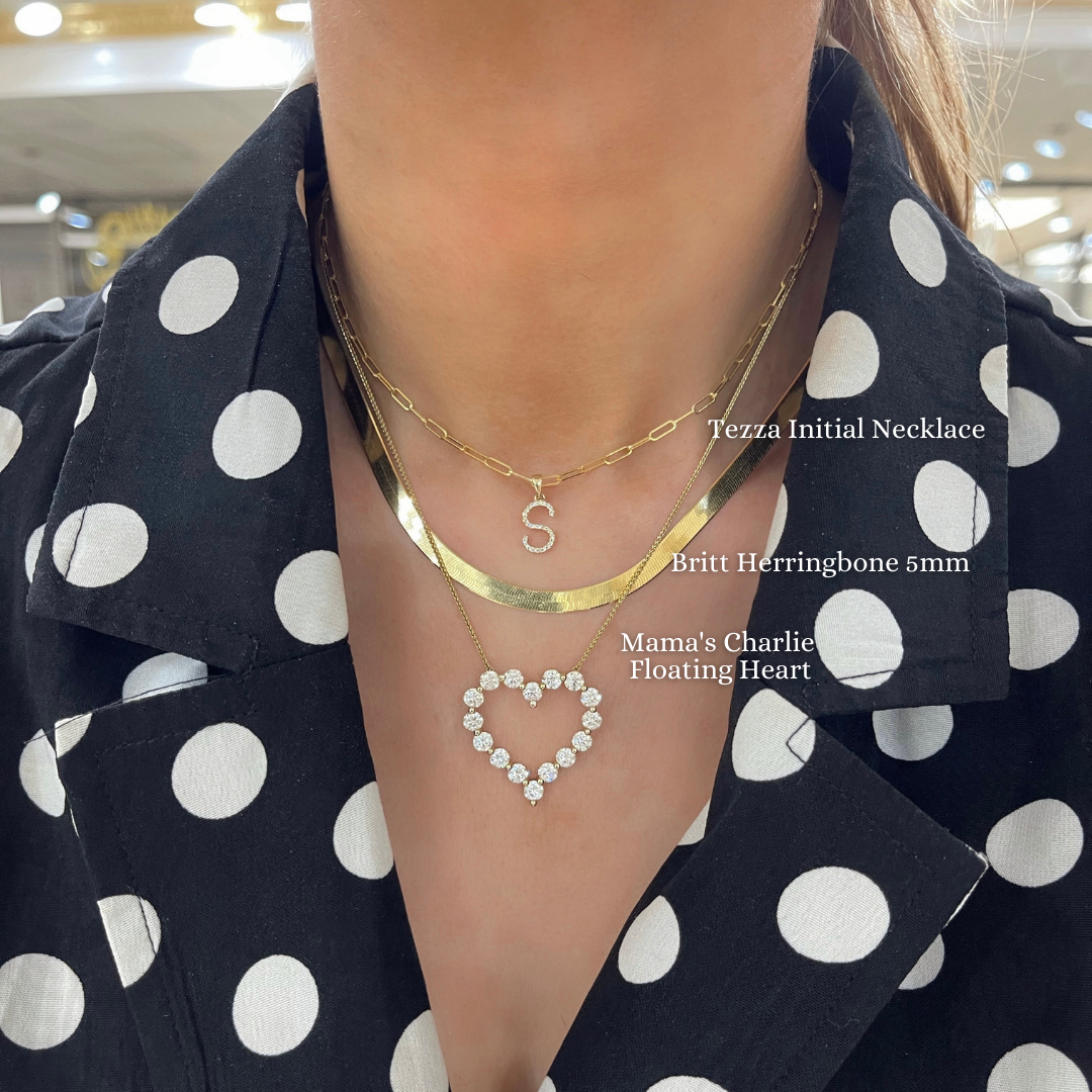 Mama's Charlie Cloud® Floating Diamond Heart Necklace 3.84 ctw