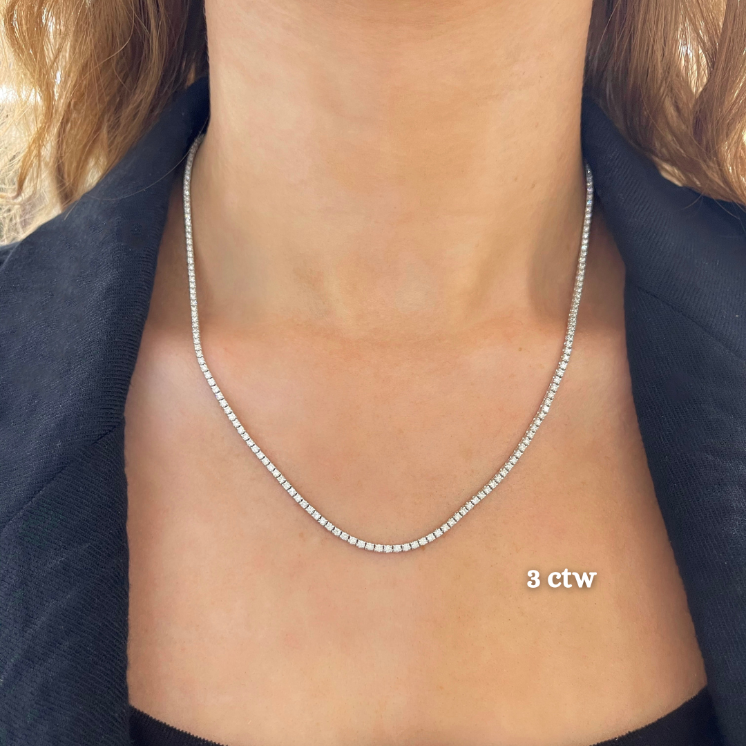 Classic Diana Tennis Necklace