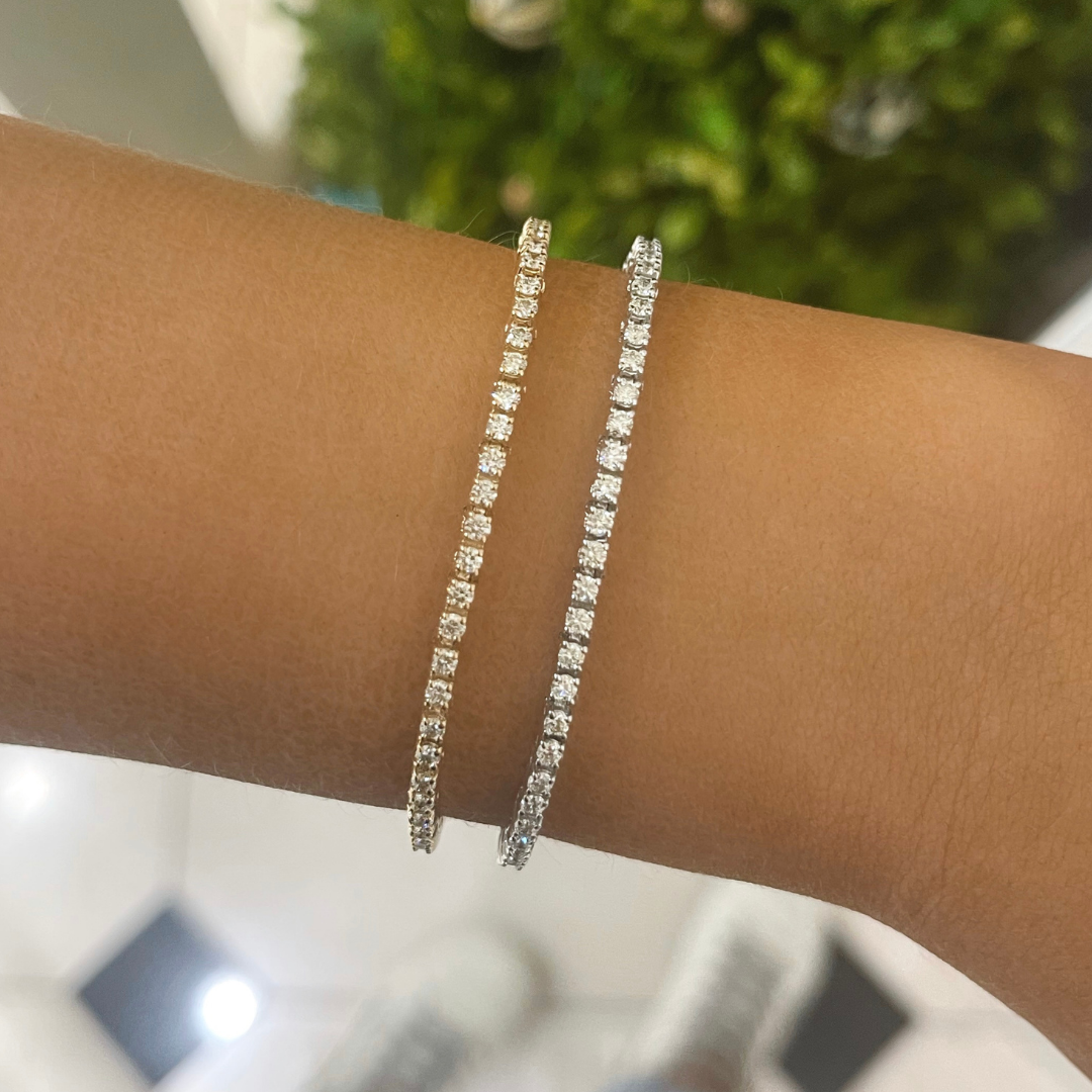 Tennis bracelet 2025 safety clasp