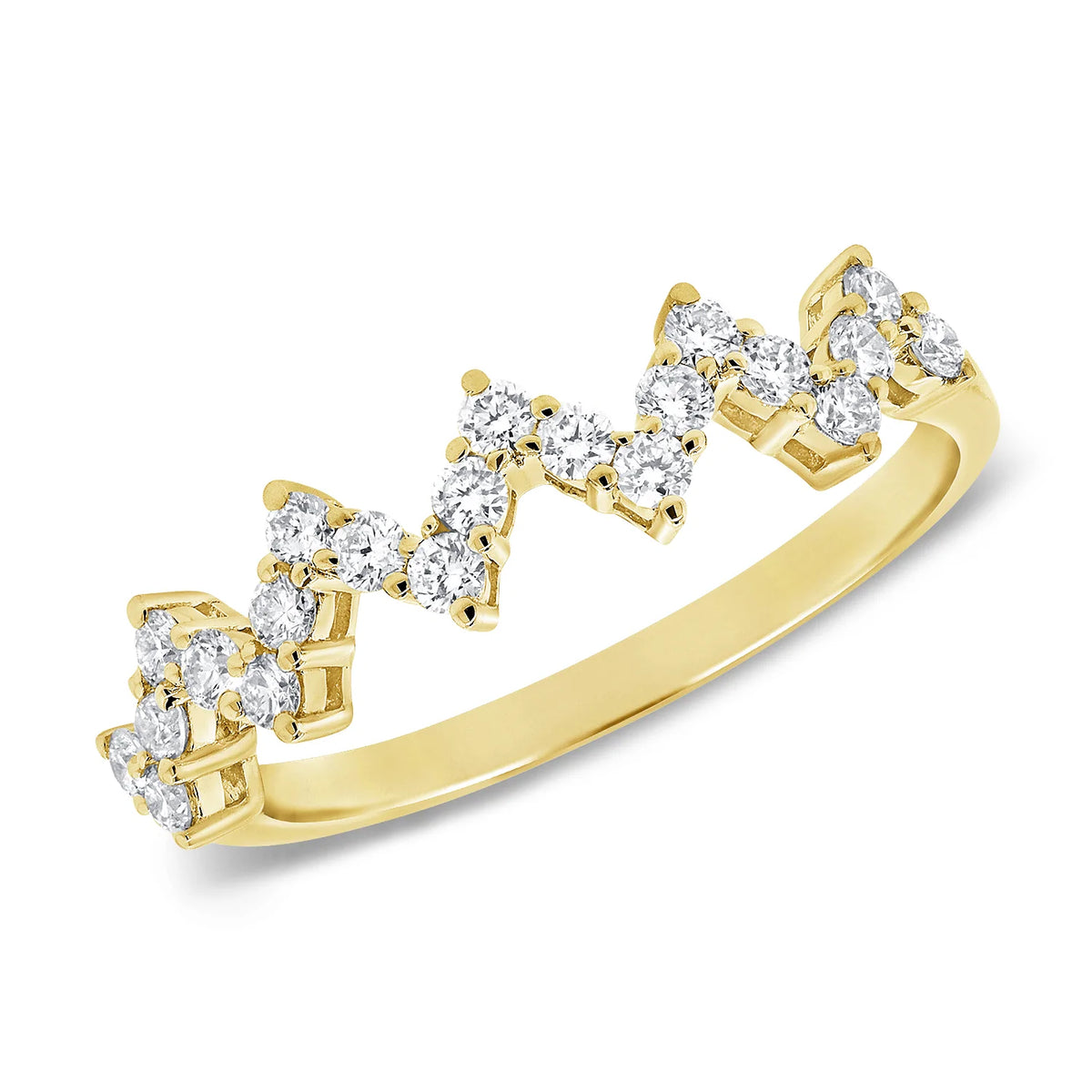Gracie Zig Zag Diamond Ring