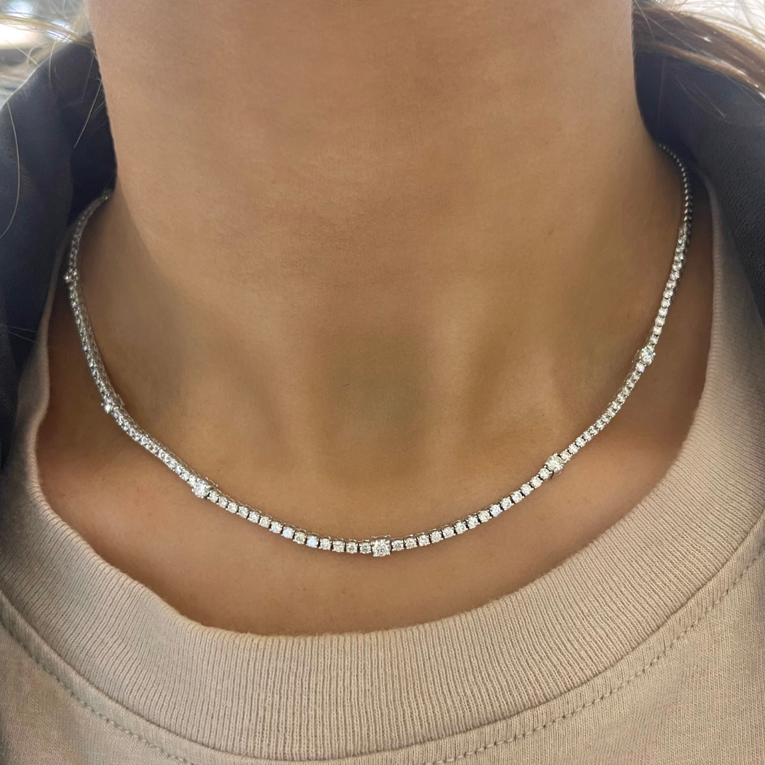 Griffin Diamond Tennis Necklace 3.00 ctw