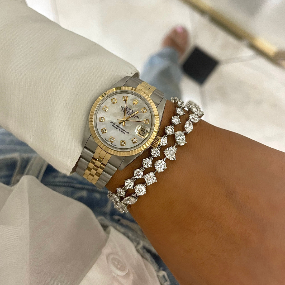 Emalyne Multi-Shape Diamond Tennis Bracelet 13 ctw