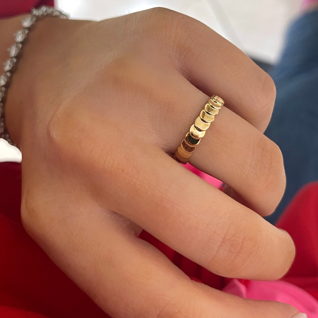 Scout Scalloped Eternity Stacking Band