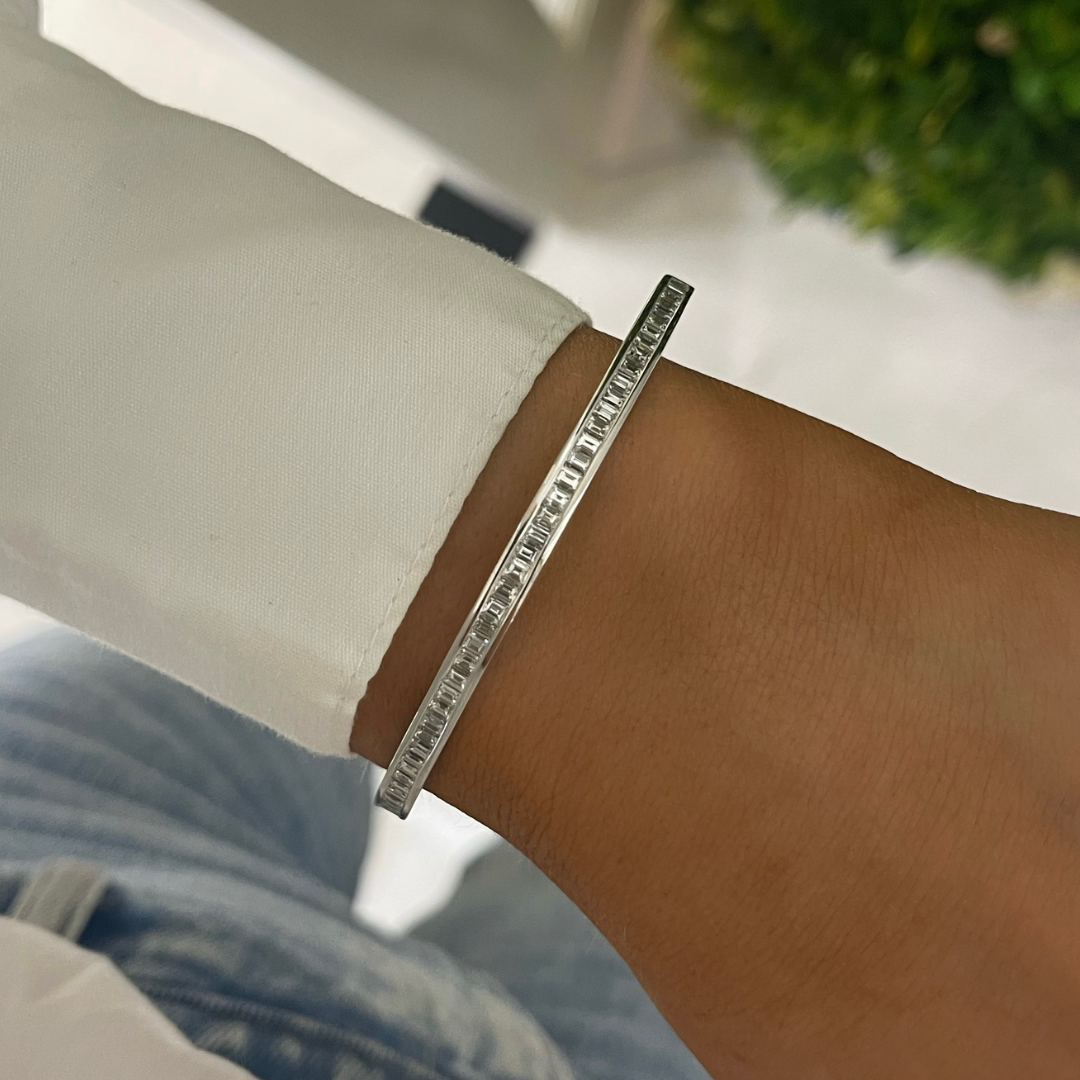 Hendrik Baguette Bezel Diamond Bangle 2.30 ctw