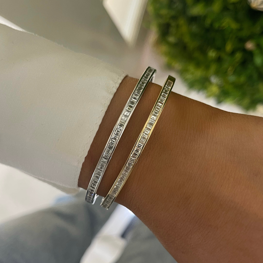 Hendrik Baguette Bezel Diamond Bangle 2.30 ctw