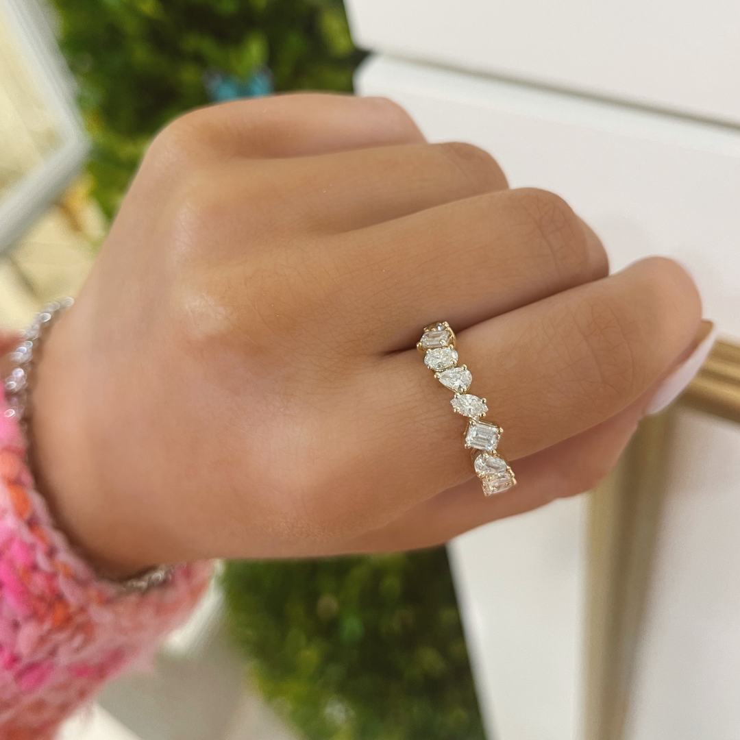 Kehlani Multi-Shape Diamond Band