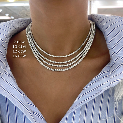 Kessler Diamond Tennis Necklace