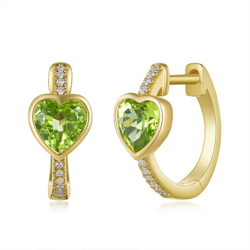 Mama Heart Station Huggie Earrings