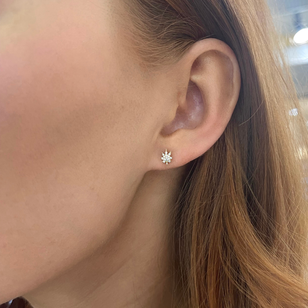 Marley Diamond Stud Earrings