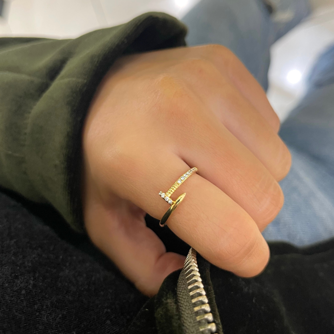 Mona Diamond Nail Ring