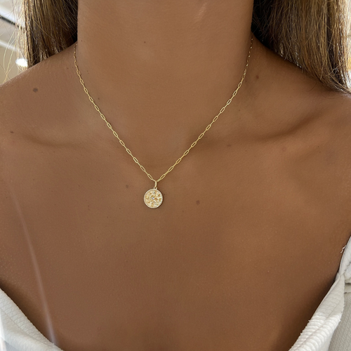 Compass Diamond Charm