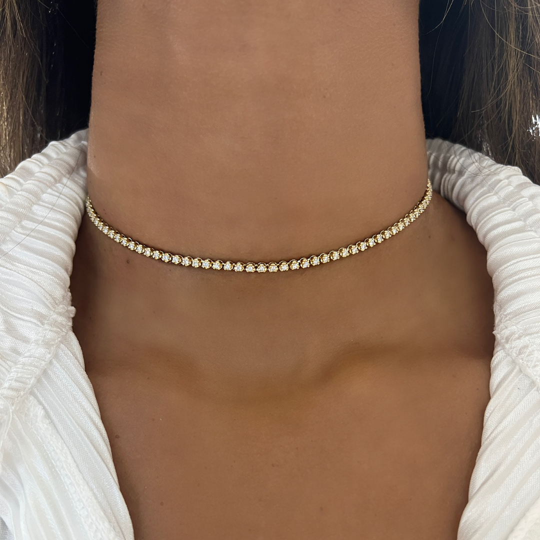 Diamond tennis bracelet necklace Clearance