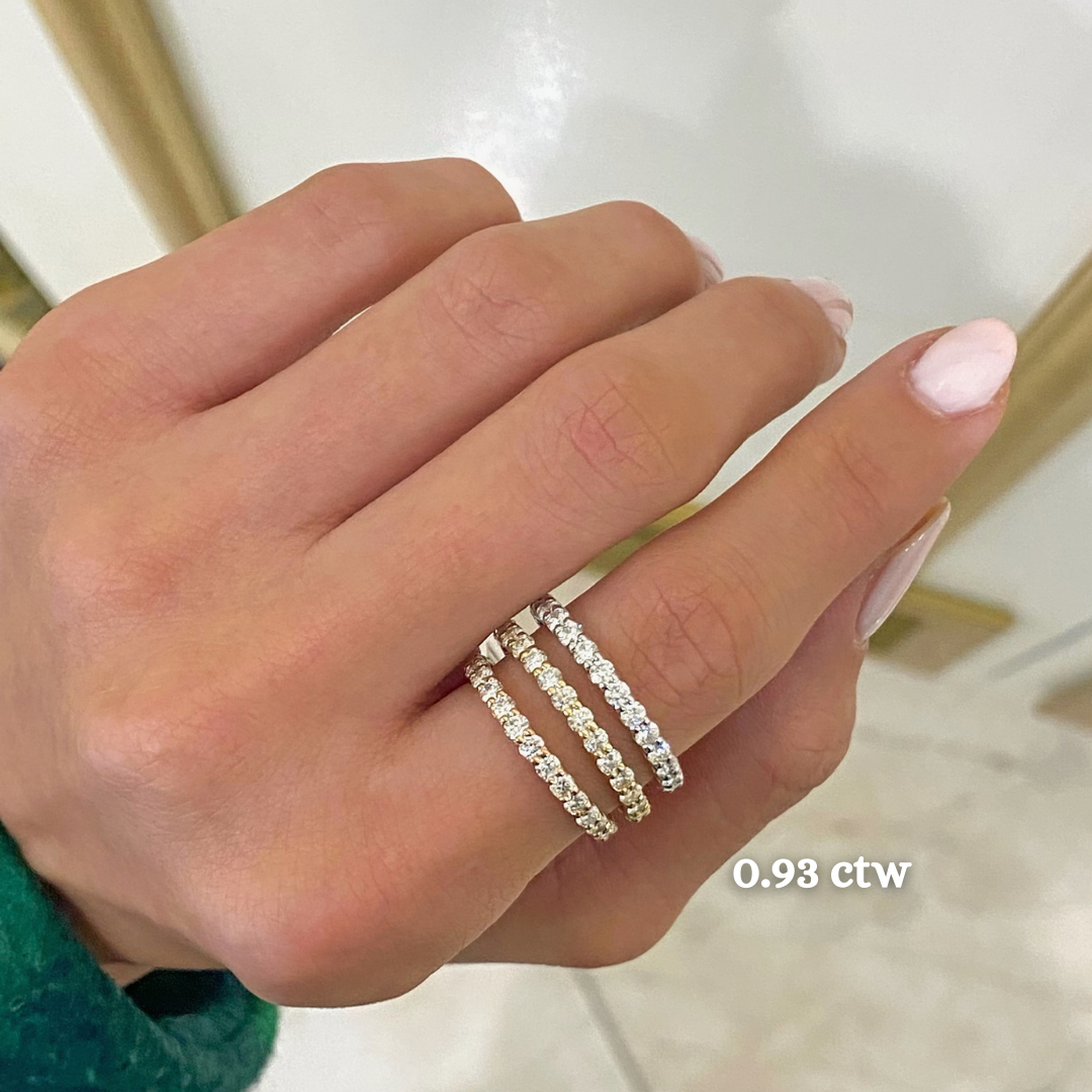 Lyla Three Quarter Diamond Band